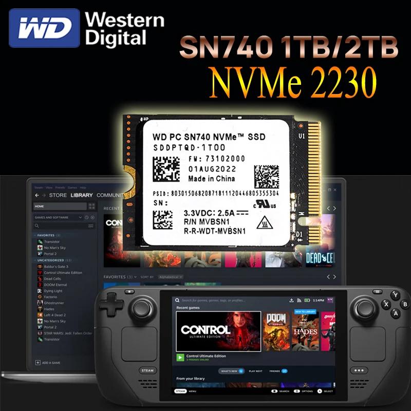   2230 NVMe PCIe Gen 4 SSD, WD SN740, 2TB, 1TB, M.2 SSD, ROG ALLY ũμƮ ǽ  X ǽ Ʈ  ũ
